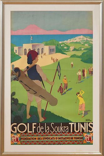 ROGER BRODERS (1883-1957): GOLF DE LA SOUKRA TUNIS