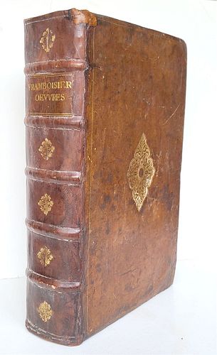 A. FRAMBOISIERE, A FRENCH PHYSICIAN WHO TREATED KING ANTIQUE FOLIO, 1631