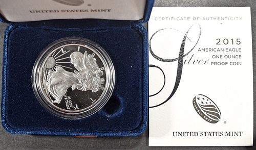 2015 PROOF AMERICAN SILVER EAGLE OGP