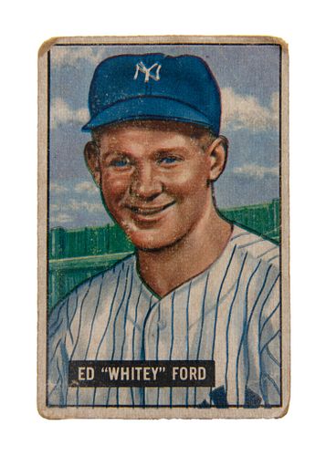 Ed 'Whitey' Ford New York Yankees Baseball Card