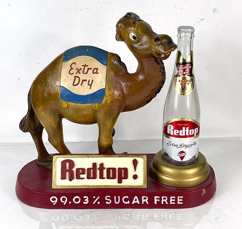 1954 Redtop Ale Plaster Camel Backbar Statue Ohio Cincinnati