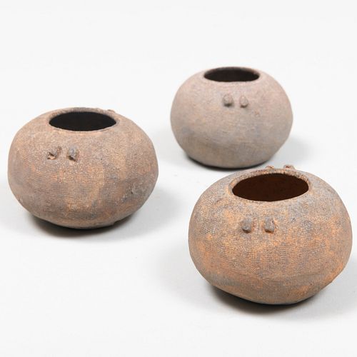 Three Chinese Pottery Jarlets