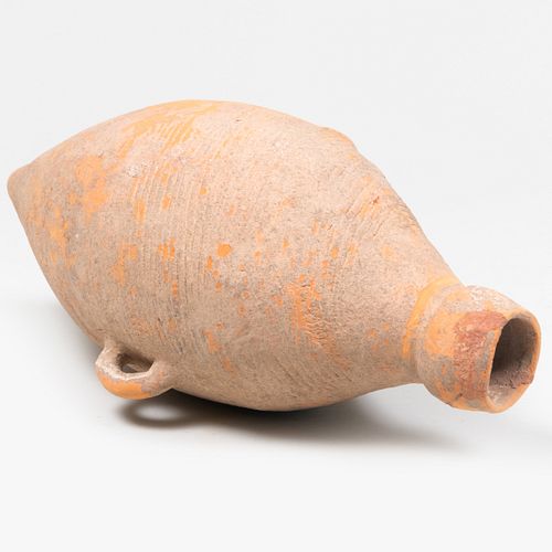 Chinese Pottery Amphora with Lug Handles