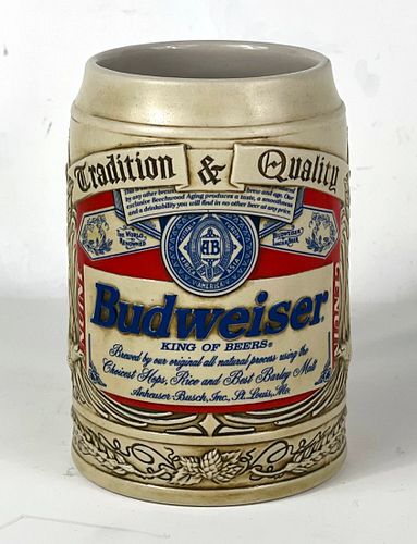 1996 Budweiser "Tradition & Quality" CS282 Mug Saint Louis Missouri