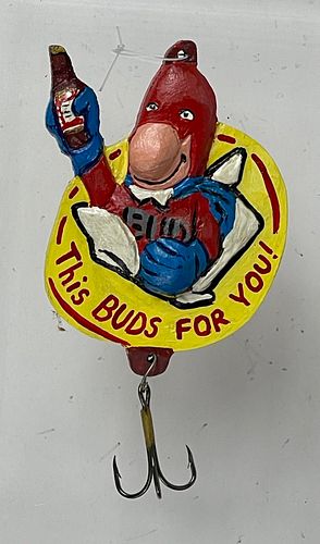 1995 Budweiser Bud Man Fishing Lure Saint Louis Missouri
