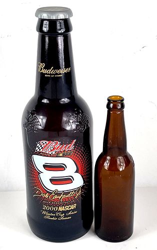 2000 Budweiser Dale Earnheart Jr. display bottle Saint Louis Missouri