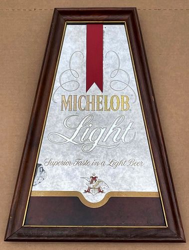 1986 Michelob Light Beer Bar Mirror Saint Louis Missouri
