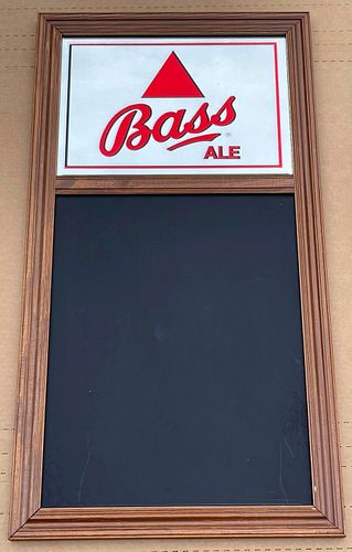 1990 Bass Ale Chalk Menu Board Bar Mirror London London