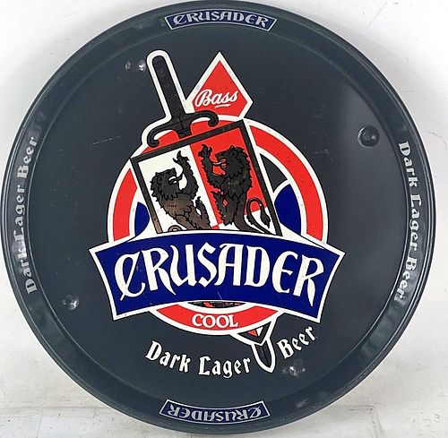 1978 Crusader Dark Lager Beer 12 inch tray Serving Tray London London
