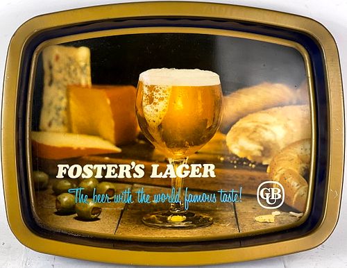 1978 Foster's Lager Beer Serving Tray Melbourne Victoria