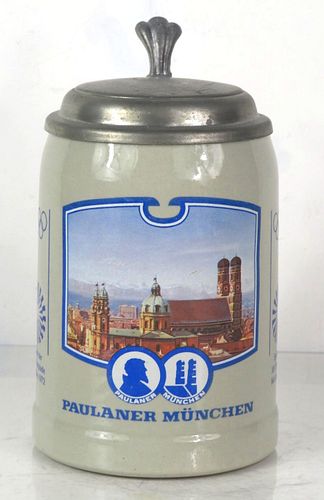1972 Paulaner Beer Olympics 6½ Inch Tall Stein Munich Bavaria
