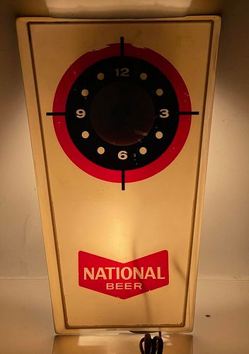 1967 National Beer Clock Baltimore Maryland