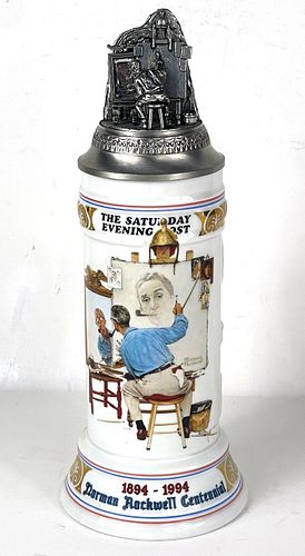 1994 Saturday Evening Post Norman Rockwell Centennial Mug