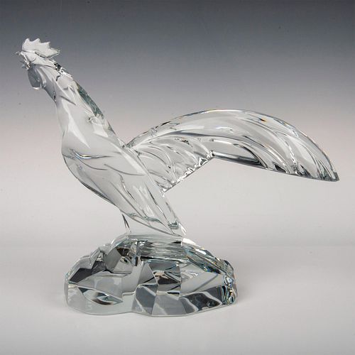 Baccarat Crystal Statuette, Heritage Chanticleer Rooster