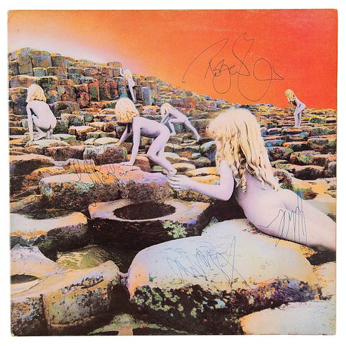 Led Zeppelin Extremely Rare Fully Signed Album -Houses of the Holy - fewer than five are known to exist