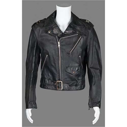Dee Dee Ramone Stage-Worn Schott Leather Jacket - worn at nearly 800 live Ramones concerts around the world!