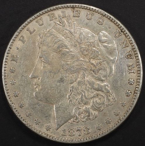 1878 7FT REV OF 78 MORGAN DOLLAR AU