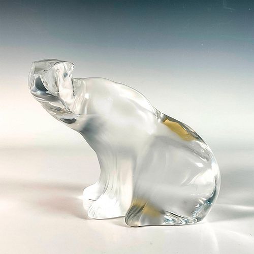 Lalique Crystal Sculpture, Polar Bear