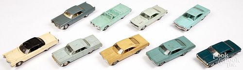 Nine promotional cars, 1960s