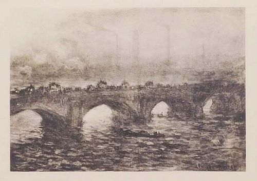 Claude Monet :  Londres Waterloo-Bridge