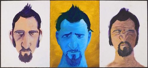 Set of 3 Colorful Portraits
