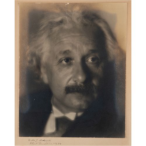 Albert Einstein Signed Photograph by Aaron Tycko