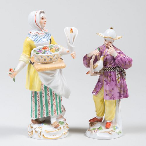 Two Meissen Porcelain Ethnic Figures