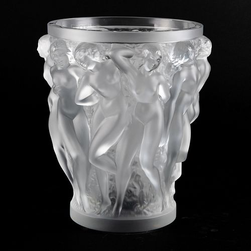 Lalique Glass 'Baccantes' Vase