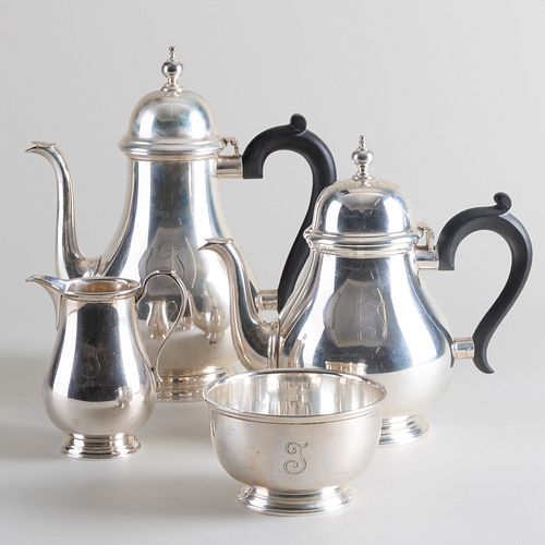 Tiffany & Co. Four-Piece Silver Tea Service