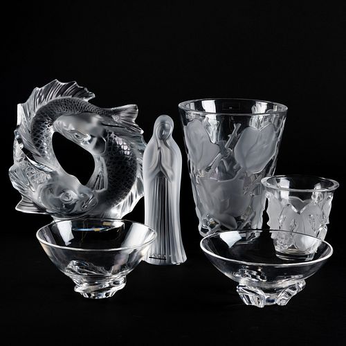 Group of Lalique Glass Wares