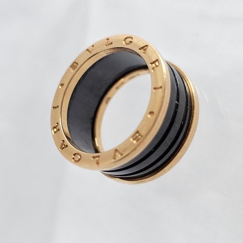  18k, Ceramic Ring, Bvlgari B.Zero1