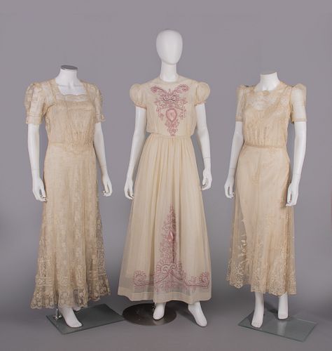 THREE AFTERNOON DRESSES, 1932-1936