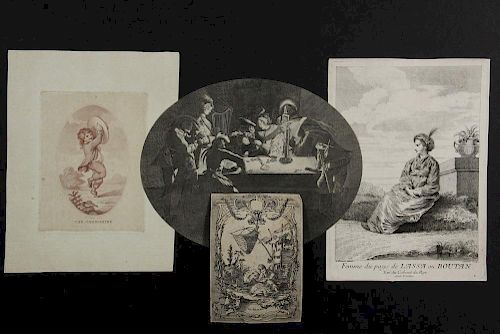 (9) 18TH C. FRENCH ENGRAVINGS
