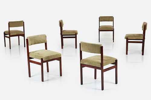 Sergio Rodrigues, 'Tiao' Dining Chairs (6)