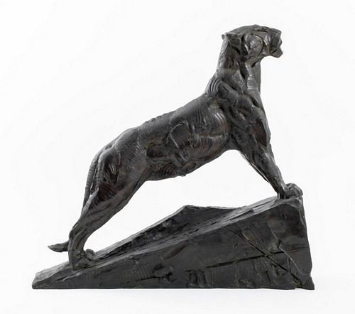 Dylan Lewis "Lioness Standing..." Bronze Sculpture