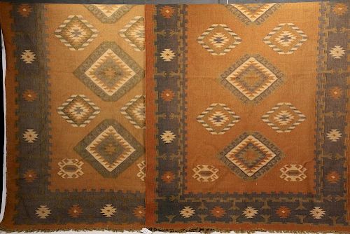 (2) NATIVE AMERICAN THEMED RUGS