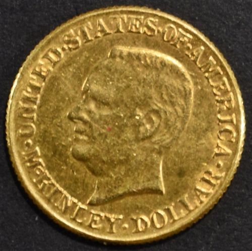 1917 MCKINLEY $1 COMMEM GOLD AU/BU