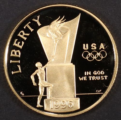 1996-W $5 ATLANTA OLYMPICS COMM COIN