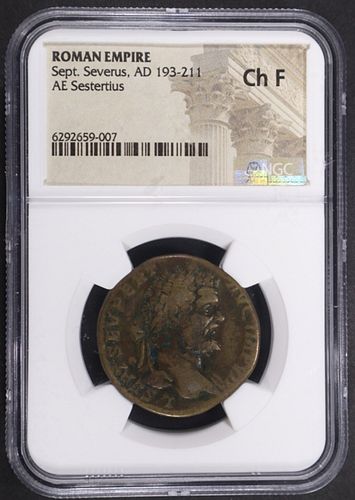 193-211 AD SEPT. SEVERUS ROMAN EMPIRE COIN