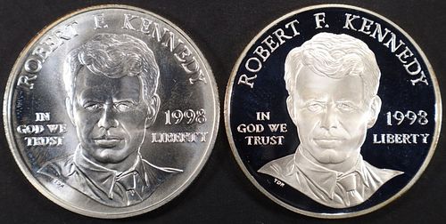 1998-S, S ROBERT F KENNEDY $1 SILVER COMM COINS