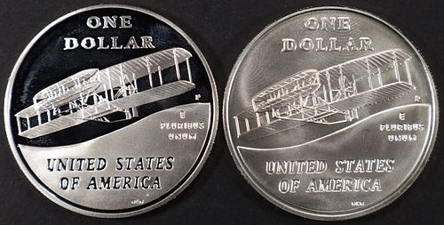 2003-P, P FIRST FLIGHT $1 SILVER COMM COINS
