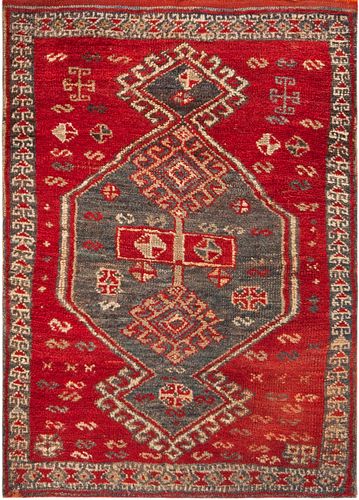 East Anatolia Shavak Rug 3 ft 0 in x 2 ft 1 in (0.91 m x 0.63 m)