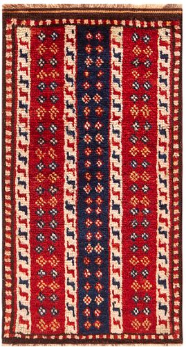 West Anatolia Yastik Rug 2 ft 8 in x 1 ft 5 in (0.81 m x 0.43 m)