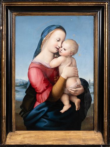 THE TEMPI MADONNA OIL PAINTING