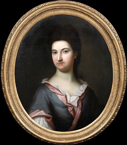 PORTRAIT OF LADY SELBY OF MELTON OIL PAINTING