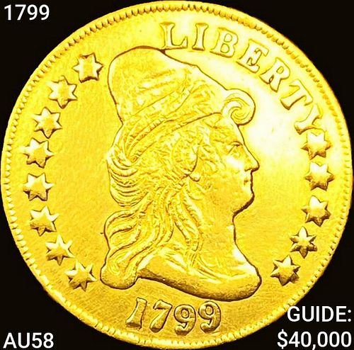 1799 $10 Gold Eagle CHOICE AU