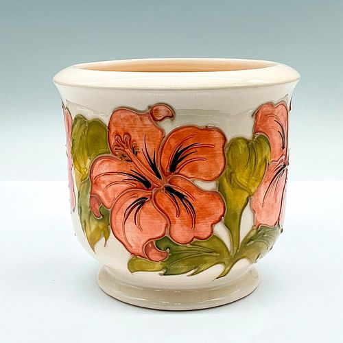 Moorcroft Pottery Jayne Hancock Vase, Hibiscus