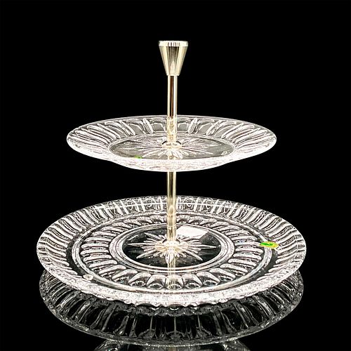 Waterford Crystal Two-Tiered Serving Stand, O'Connell