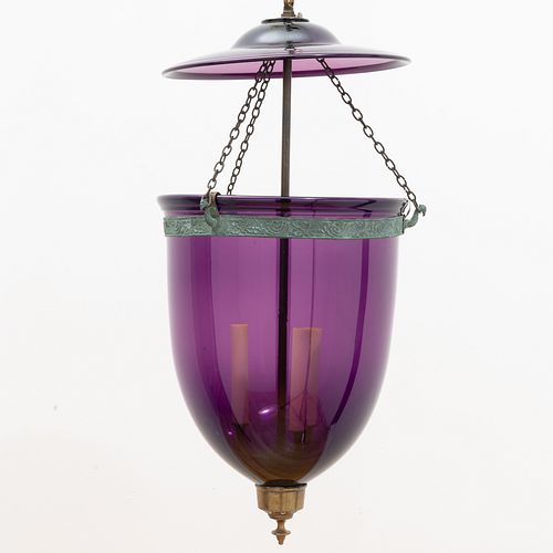 Amethyst Glass Hundi Lantern 