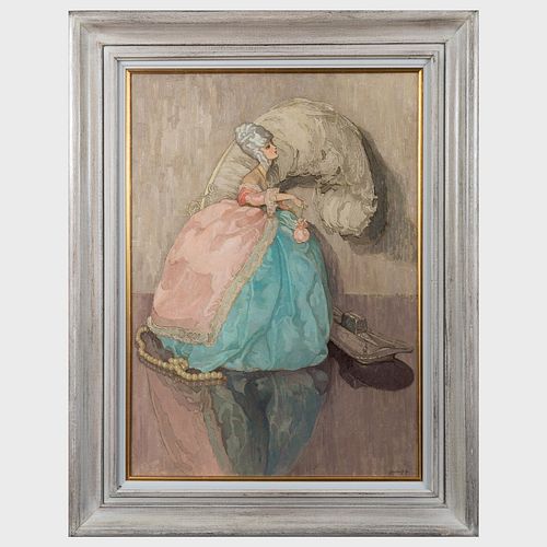 Georgina Moutray Kyle (1865-1950): Still Life with a Doll